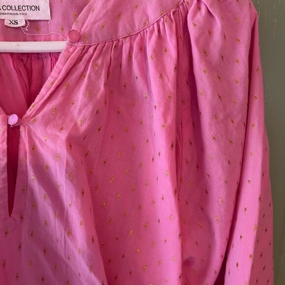 EMERSON FRY OLYMPIA SHIRT - PINK GOLD
DOT LUREX Size XS - Picture 4 of 10